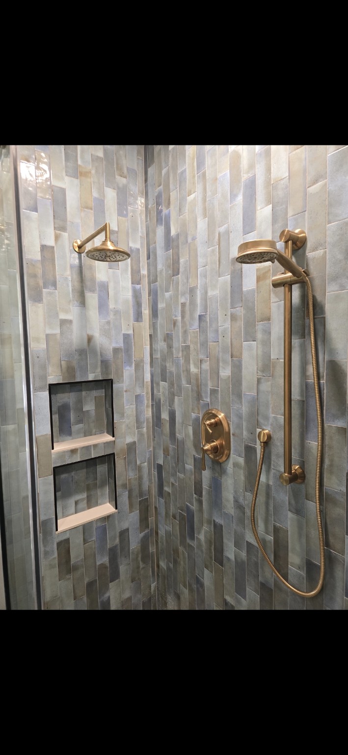 finished shower