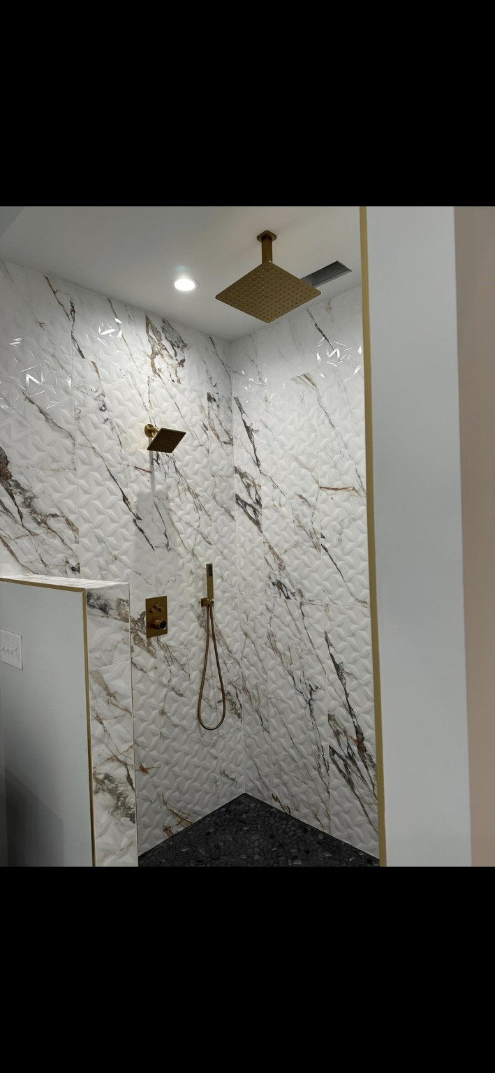 Shower fixture installation